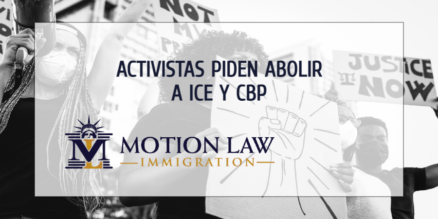 Activistas piden a Biden anular entidades como ICE y CBP