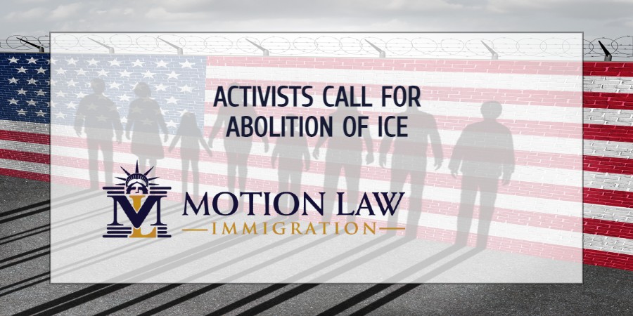 Activists call on Biden to eliminate ICE