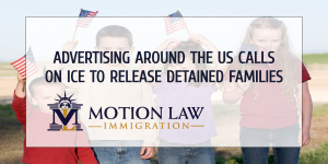 Billboards in four states ask ICE to free immigrant families