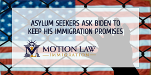 Asylum seekers call on Biden's government to act as soon as possible
