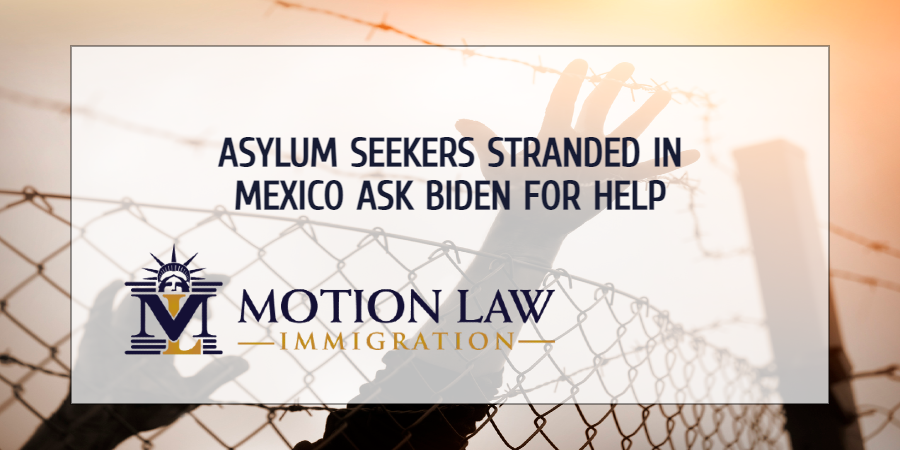 Asylum seekers ask the Biden administration for help