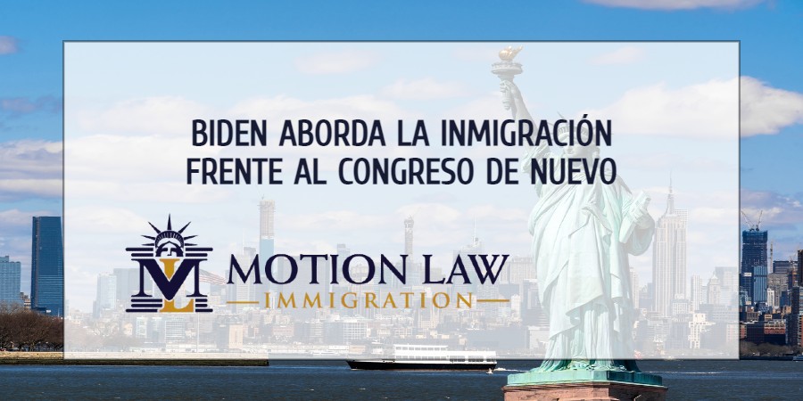 Biden pide ayuda congresional para la reforma migratoria