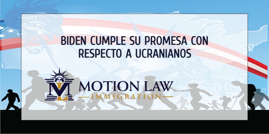 Biden admite la cantidad de ucranianos que prometió