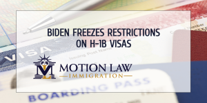 The Biden administration freezes restrictions on business immigration
