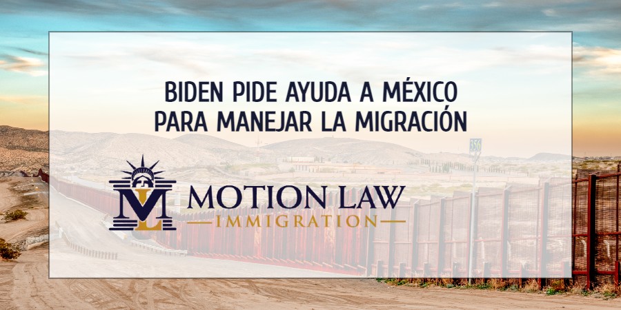 Biden presiona a México para recibir más migrantes