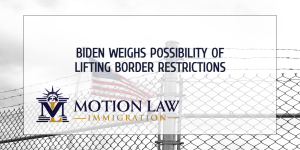 Biden may lift border restrictions soon