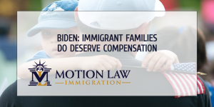 President Biden comments again on compensation for immigrant families 