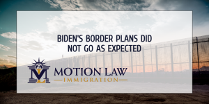 Biden's border plans did not have the expected results