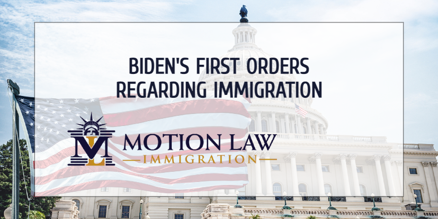 The Biden administration's first actions regarding immigration