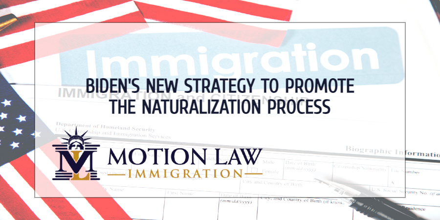 Biden will present a plan to simplify the naturalization process