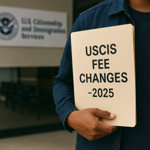 USCIS fee increase under the 2025 Big Beautiful Bill signed by Trump