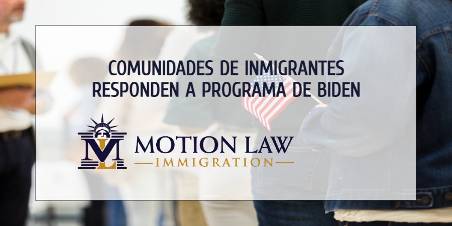 Poblaciones de inmigrantes que están utilizando el programa de Biden