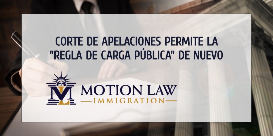 “Regla de Carga Pública” en medio de las elecciones presidenciales