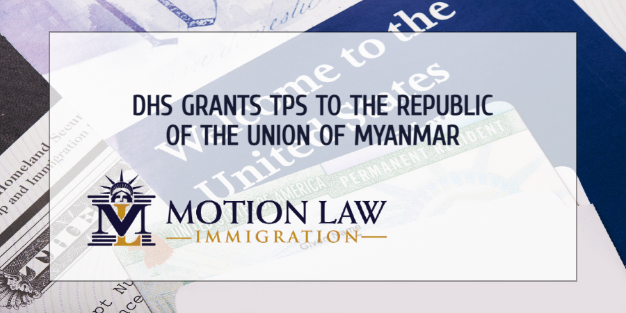 Biden Grants TPS to Migrants from the Republic of the Union of Myanmar