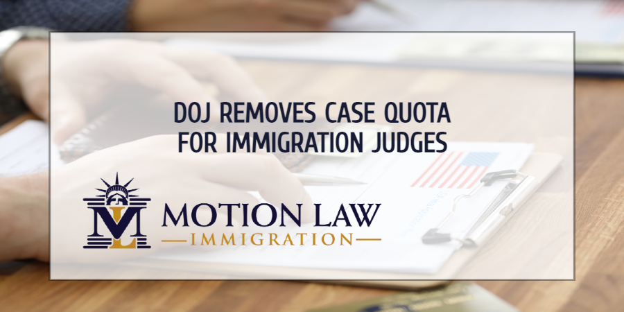 DOJ eliminates Trump's case quota for immigration judges