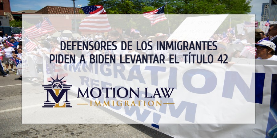 Organizaciones defensoras de la inmigración piden remover el Título 42