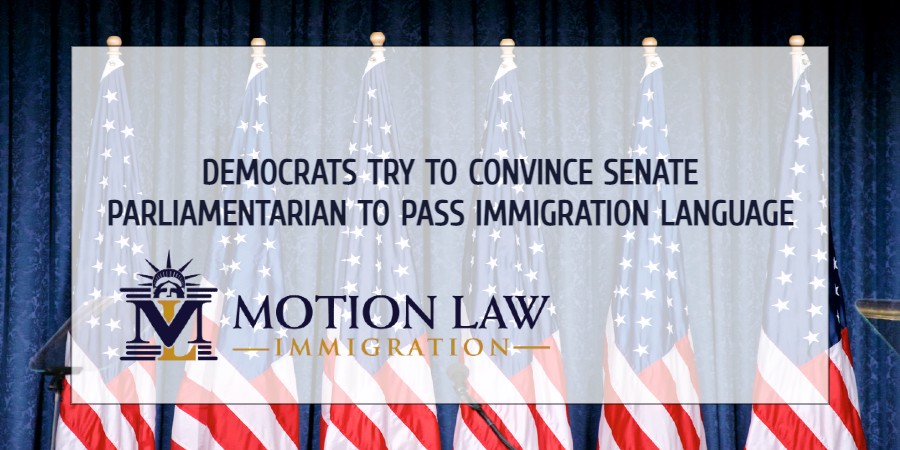 Democratic leaders explain immigration provisions to Senate Parliamentarian