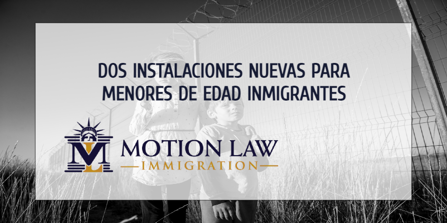 Administración de Biden abre dos instalaciones para menores inmigrantes
