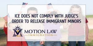 ICE receives a legal complaint because it has not released immigrant minors