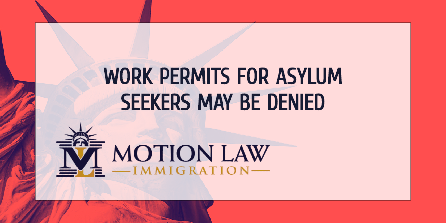 Trump wants to restrict work permits for asylum seekers