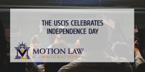 The USCIS celebrates independence day with Naturalization Ceremonies