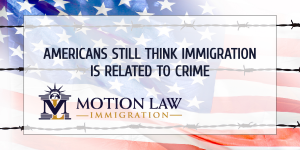 Poll shows that 42% Americans think immigration is related to crime