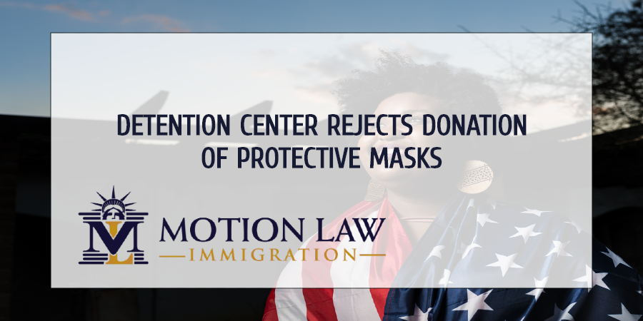 San Diego did not accept masks donation for detention center