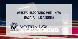 the USCIS is not accepting new DACA applications