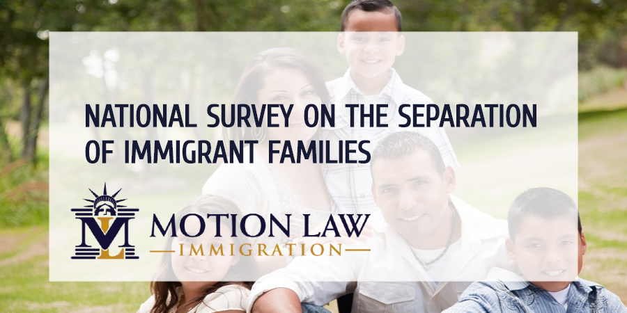 Families being separated in the boarder-national survey