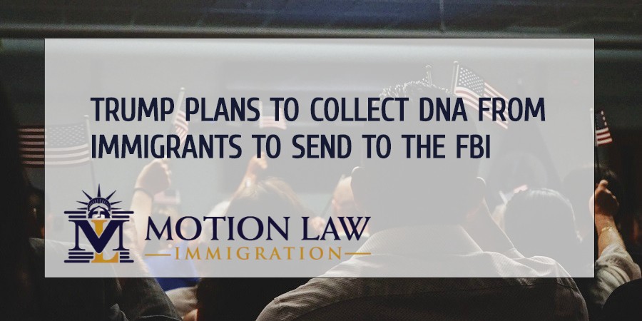 DNA testing in immigrants for crime scenes