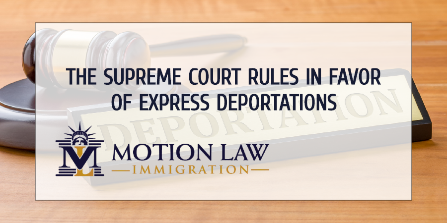 Express deportations are valid in some asylum cases