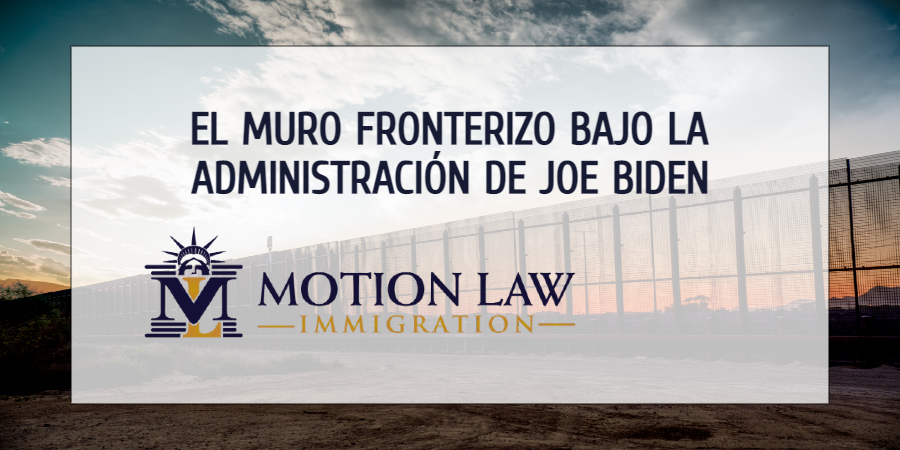 La postura de Biden con respecto al muro fronterizo