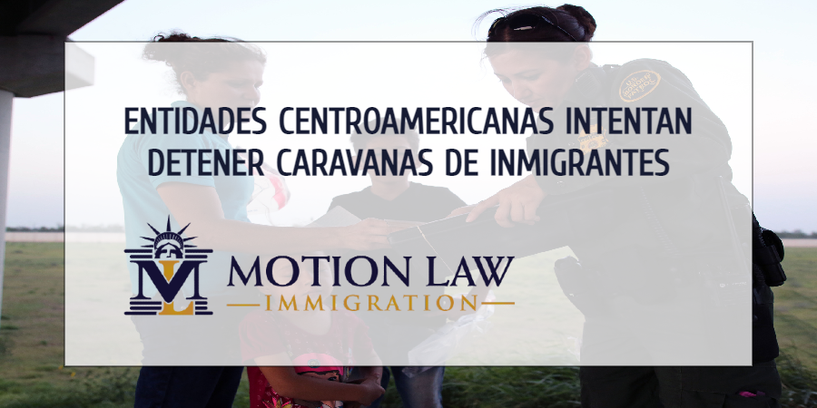Autoridades centroamericanas detienen caravanas de migrantes