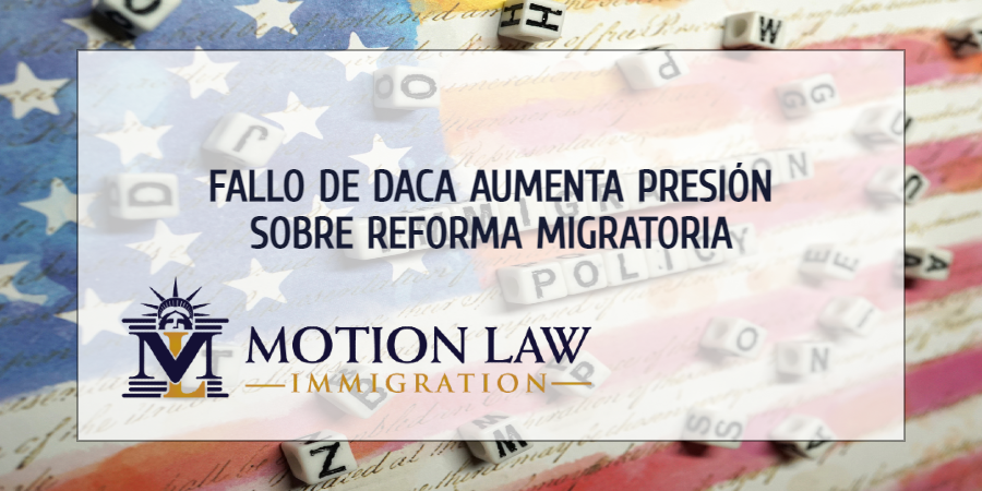 Después del fallo de DACA, aumenta presión para promover la reforma migratoria