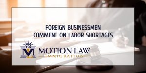 Foreign businessmen speak out on labor shortages