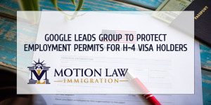 Google leads group to uphold work permits for H-4 visa holders