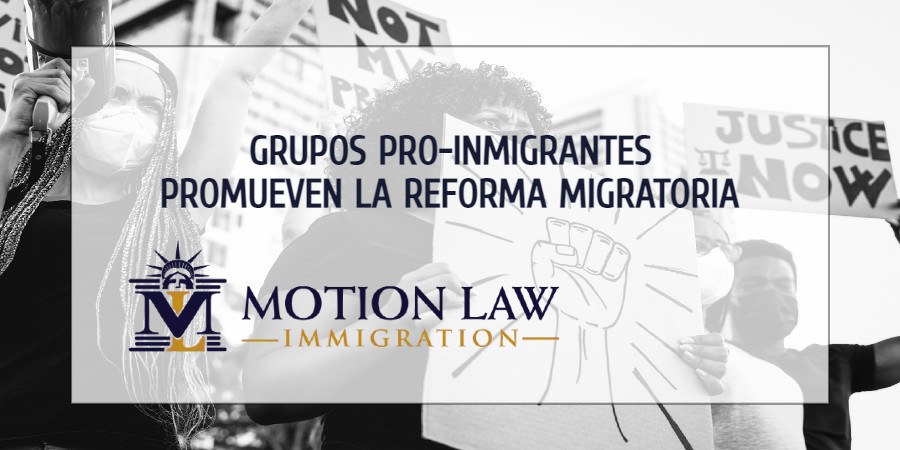 Grupos pro-inmigración se unen por el Build Back Better