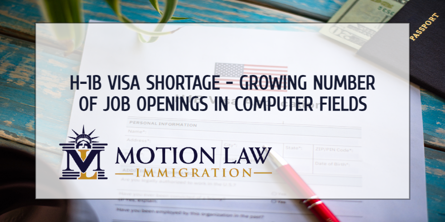 Alarming foreign workforce shortages in computer fields