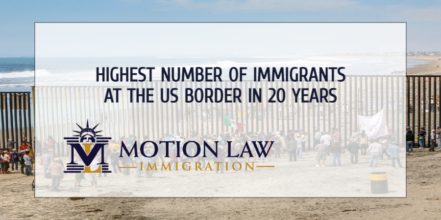 Highest Number of Immigrants at the US Border in 20 Years | Motion Law ...