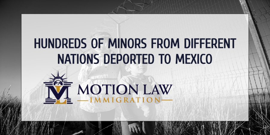 More than 200 immigrant minors deported to Mexico
