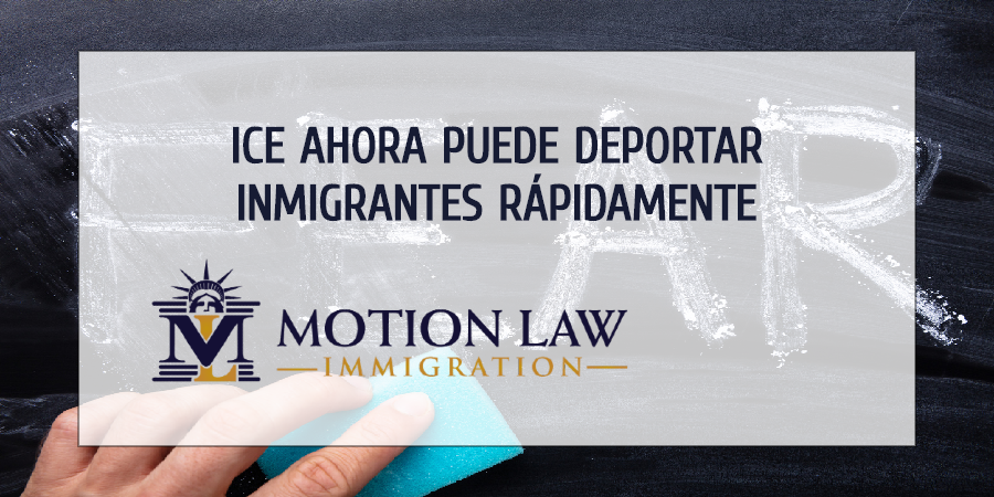 Ahora ICE puede implementar deportaciones expresas alrededor de USA