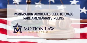 More immigration advocacy groups call for ignoring the Parliamentarian
