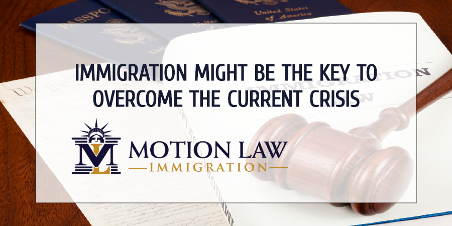 Study shows that immigration is necessary to overcome the current crisis