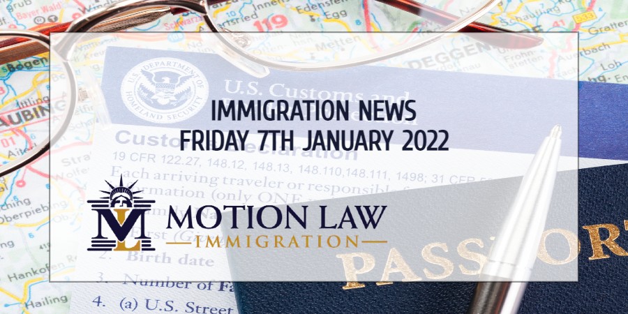 Your Summary of Immigration News in 7th January 2022