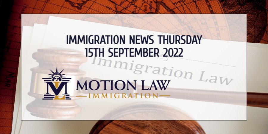 Immigration News Recap 15th September 2022