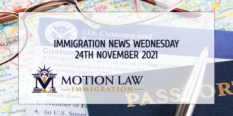 Immigration News Recap 24th November 2021