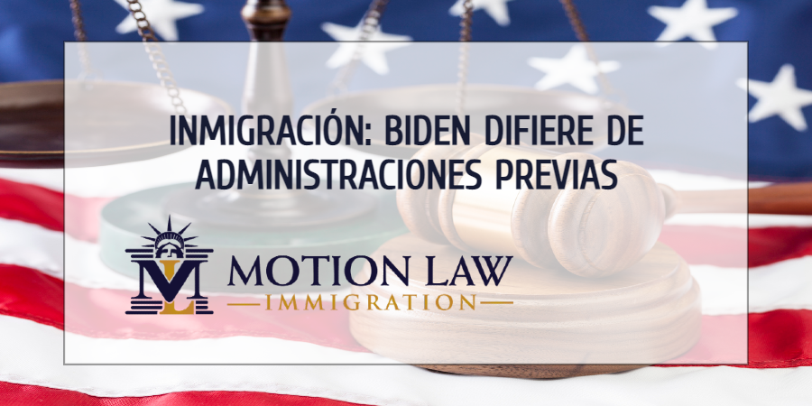 Inmigración: La diferencia entre Biden y otras administraciones
