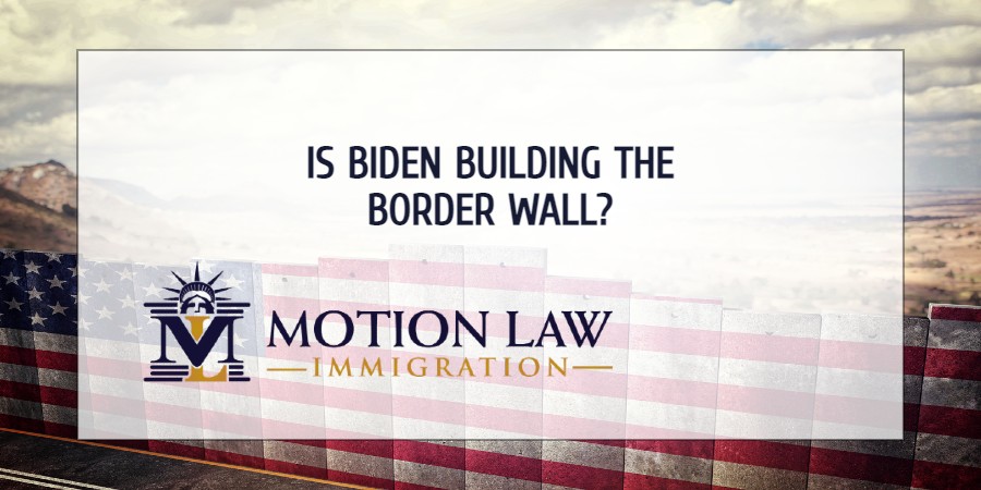 Is Biden moving forward with border wall construction?