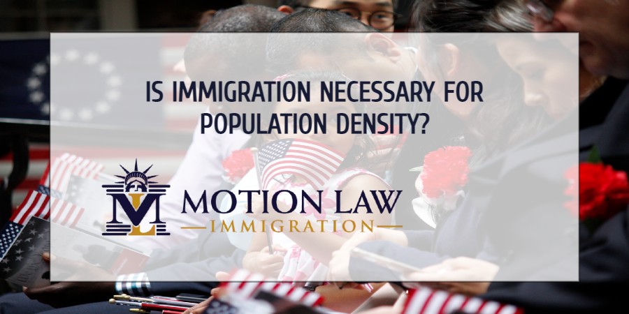 The role of immigration in population density