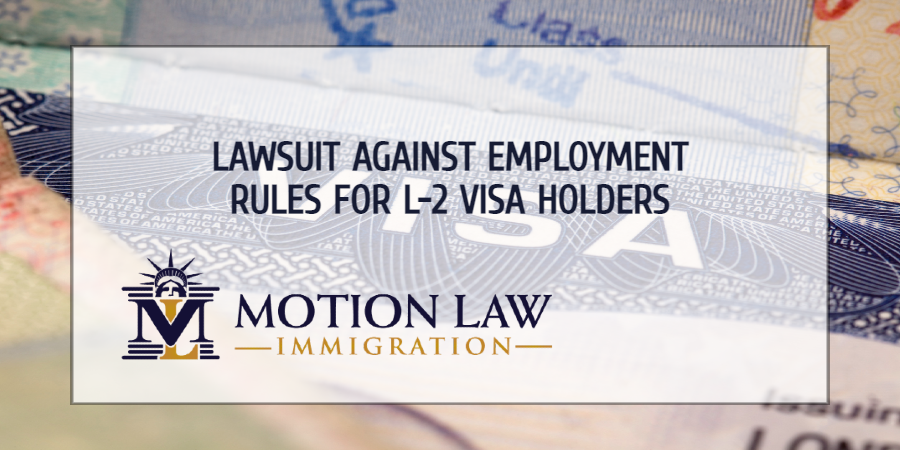 Lawsuit asks to allow L-2 visa holders to work